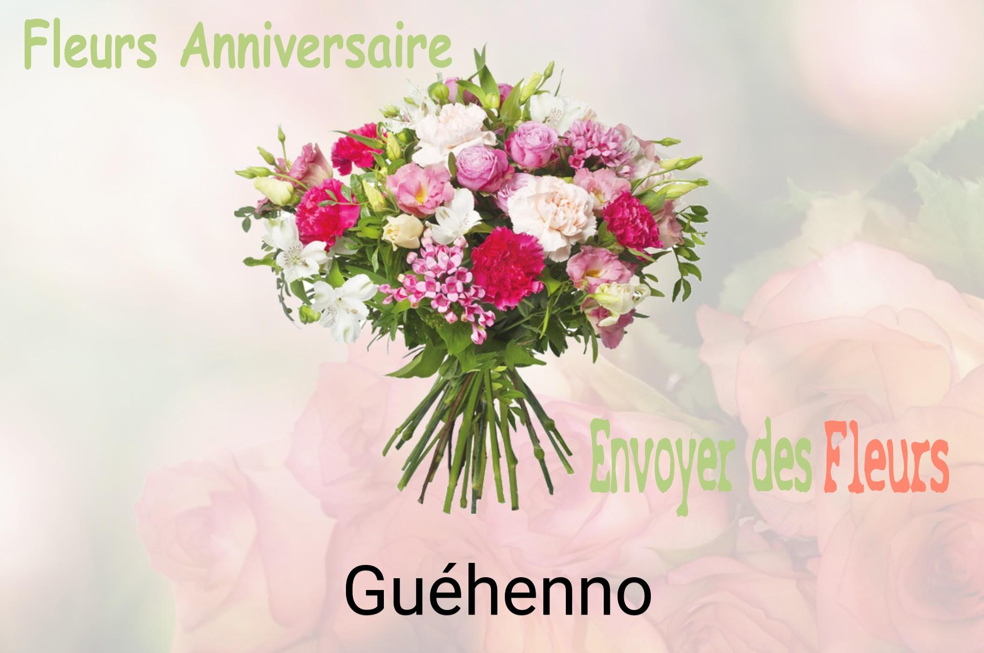 Bouquet de fleurs d’anniversaire livré à Guéhenno
