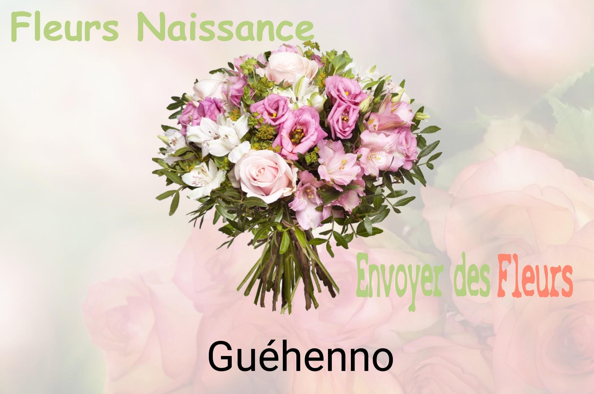 Bouquet de fleurs de naissance livré à Guéhenno