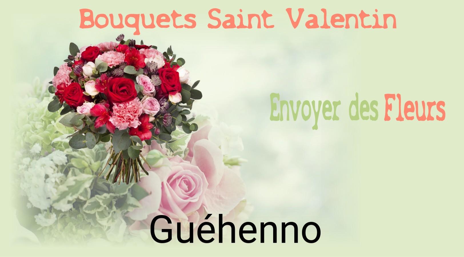 Roses de Saint-Valentin livrées à Guéhenno